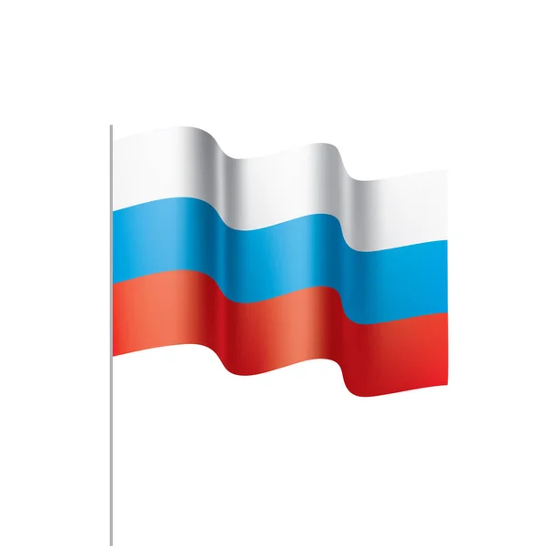 Russia bandiera, illustrazione vettoriale — Vettoriale Stock