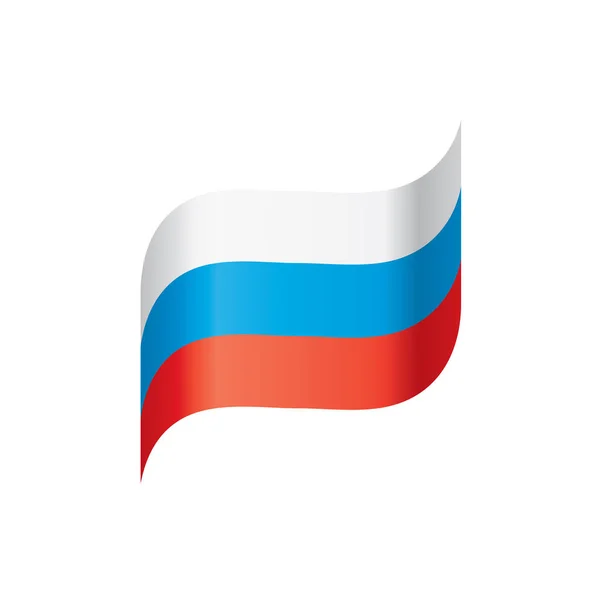 Drapeau Russie, illustration vectorielle — Image vectorielle