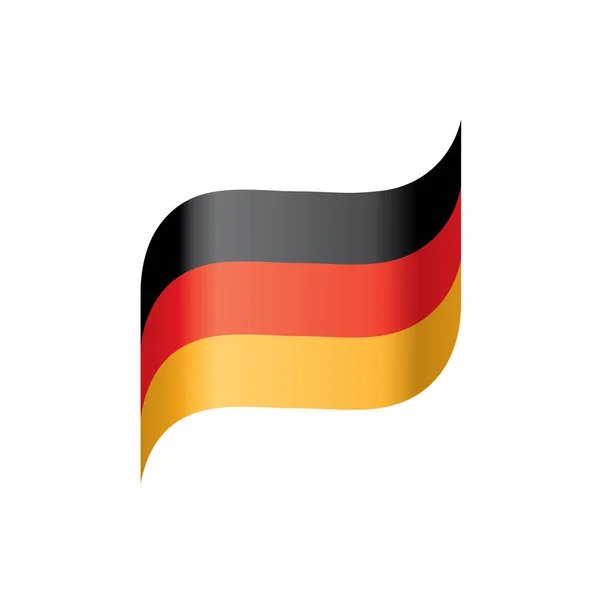 Bandeira da alemanha, ilustração vetorial — Vetor de Stock