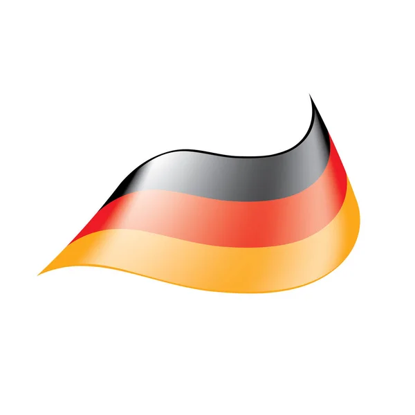 ドイツ国旗ベクトルイラスト — ストックベクタ