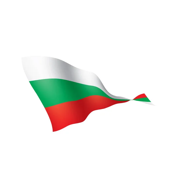 Bandera de Bulgaria, vector de ilustración — Archivo Imágenes Vectoriales