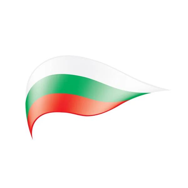 Флаг Болгарии, векторная иллюстрация — стоковый вектор