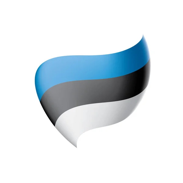 Estonia bandera, ilustración vectorial — Vector de stock