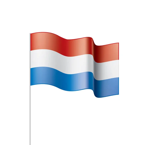 네덜란드 국기, 벡터 일러스트 레이 션 — 스톡 벡터