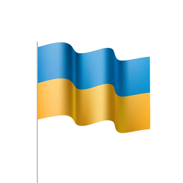Vlajka Ukrajiny, vektorové ilustrace — Stockový vektor