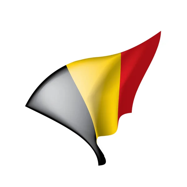 ( 영어 ) Flag of Belgium, vector illustration — 스톡 벡터