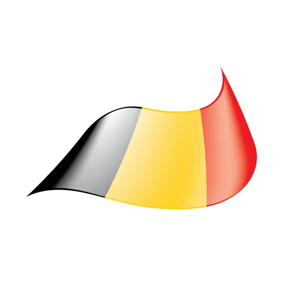 Drapeau de Belgique, illustration vectorielle — Image vectorielle