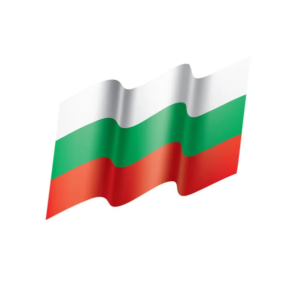 Vlag van Bulgarije, vectorillustratie — Stockvector