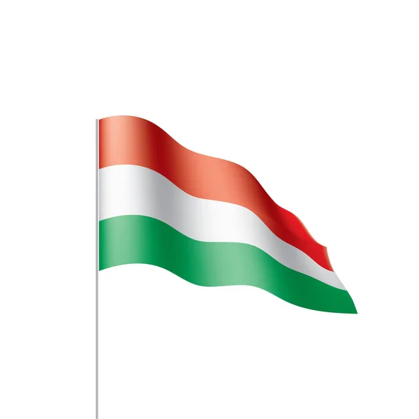 Vlajka Maďarska, vektorové ilustrace — Stockový vektor
