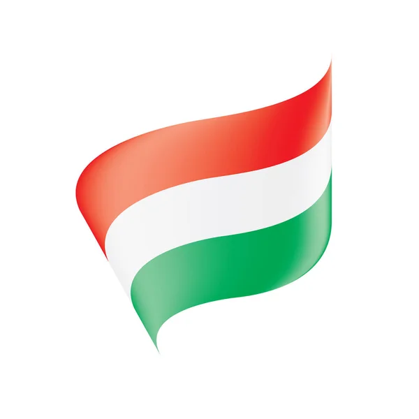 Флаг Венгрии, векторная иллюстрация — стоковый вектор