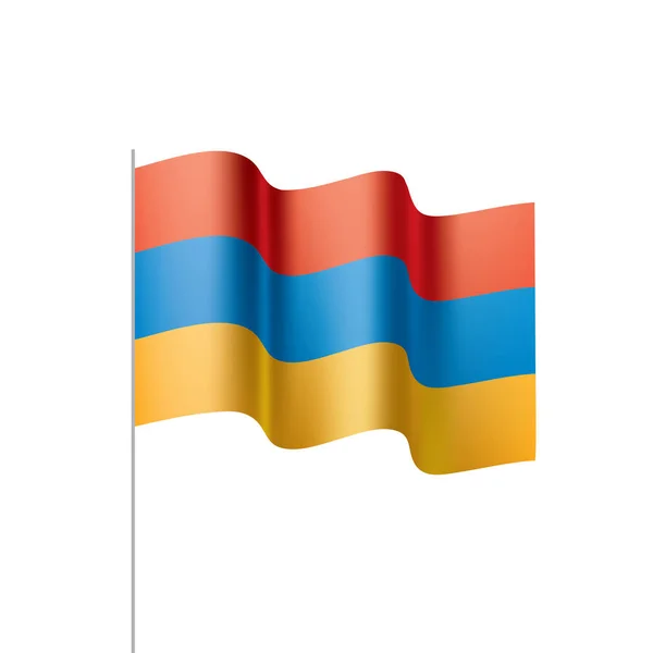 Armenien-Flagge, Vektorillustration — Stockvektor