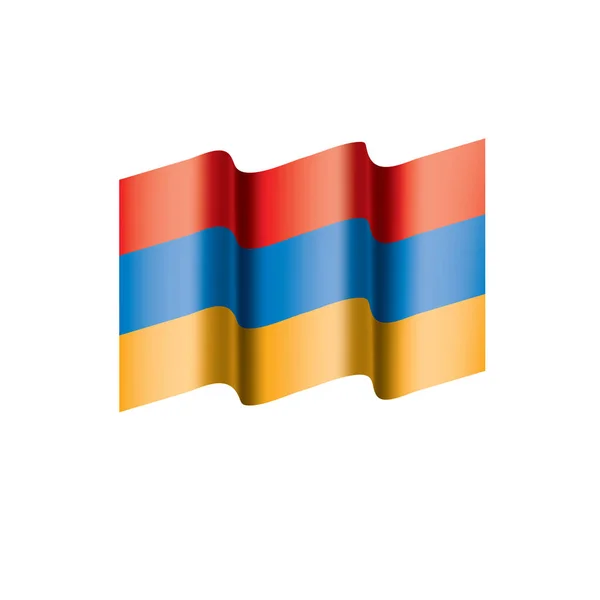 Bandeira da Armênia, ilustração vetorial — Vetor de Stock