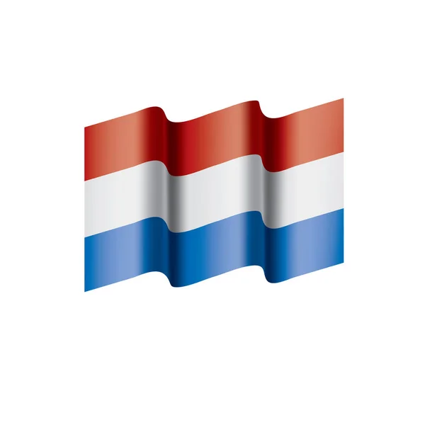 Bandeira da Holanda, ilustração vetorial — Vetor de Stock