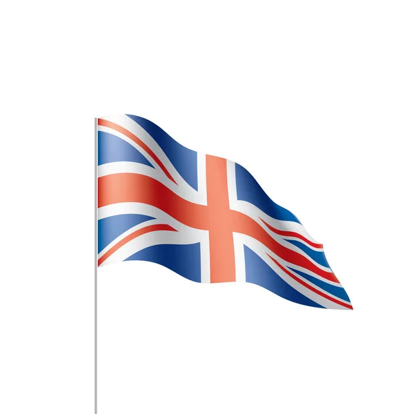 Flaga Wielkiej Brytanii, wektor — Wektor stockowy