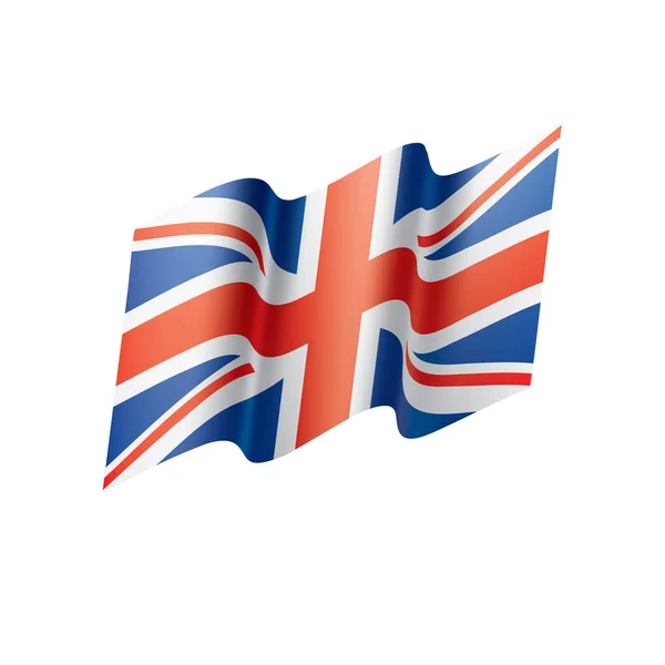 Bandeira do Reino Unido, vector — Vetor de Stock