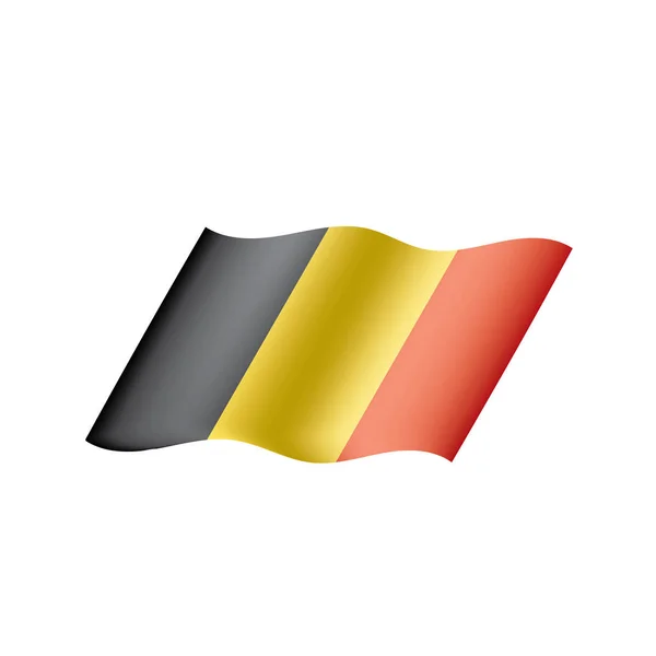 ベルギーの国旗ベクトルイラスト — ストックベクタ