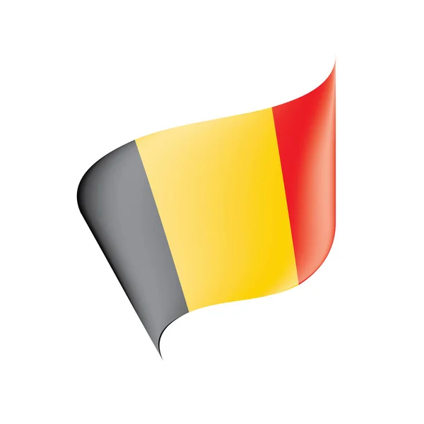 Belçika bayrağı, vektör illüstrasyonu — Stok Vektör