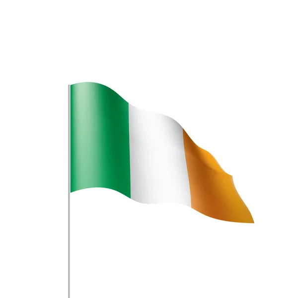 Ireland flag, vector illustration — Stock Vector