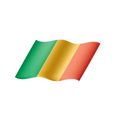 Mali bayrağı. Vektör