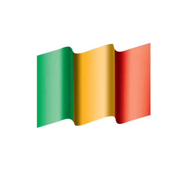 Bandera de Malí. Vector — Vector de stock