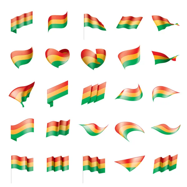 Bolívia zászló, vektor illusztráció — Stock Vector