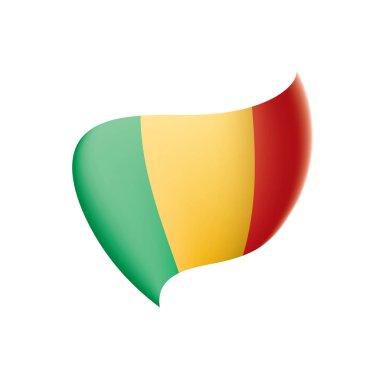 Mali bayrağı. Vektör