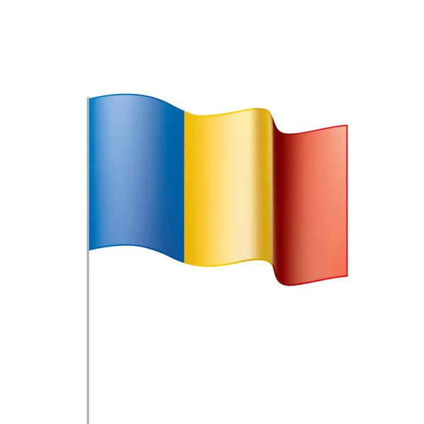 チャドの国旗、ベクトル イラスト — ストックベクタ
