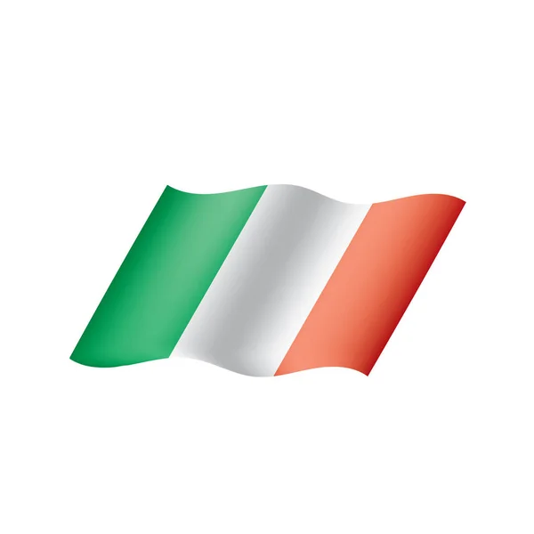 İtalya bayrağı, vektör illüstrasyonu — Stok Vektör