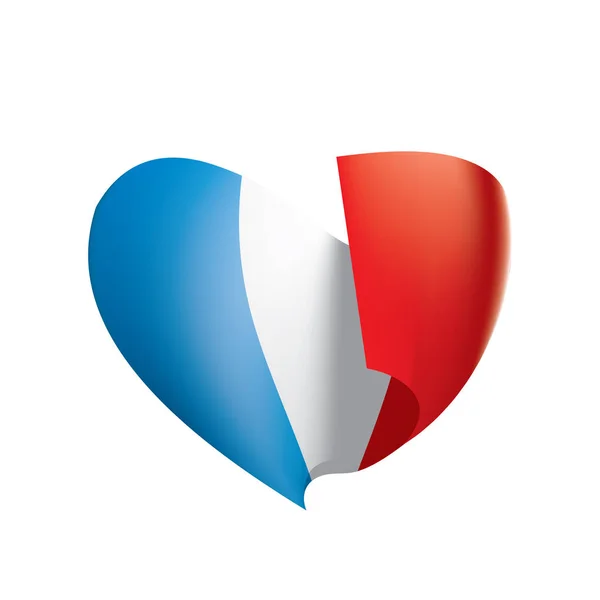 Vlajka Francie, vektorové ilustrace — Stockový vektor