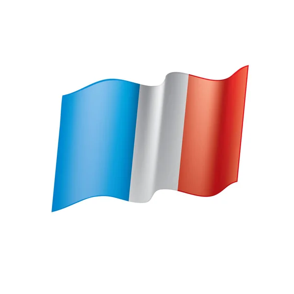Флаг Франции, векторная иллюстрация — стоковый вектор
