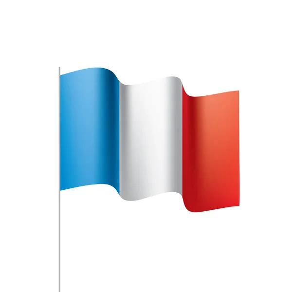 França Bandeira, ilustração vetorial — Vetor de Stock