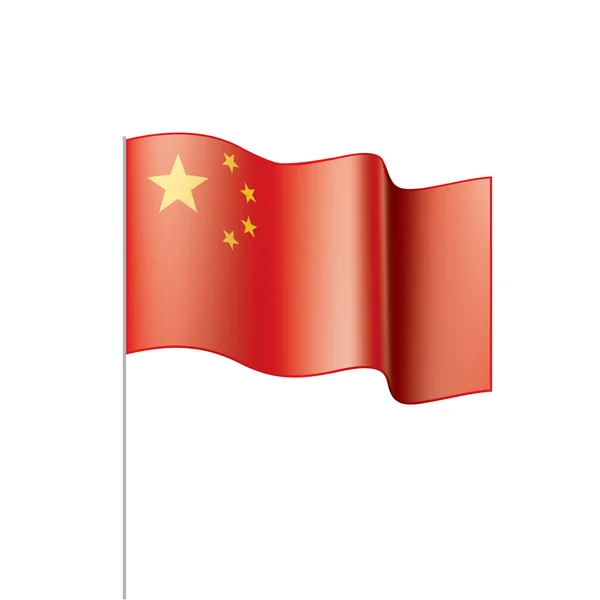 Bandera de China, ilustración vectorial — Vector de stock