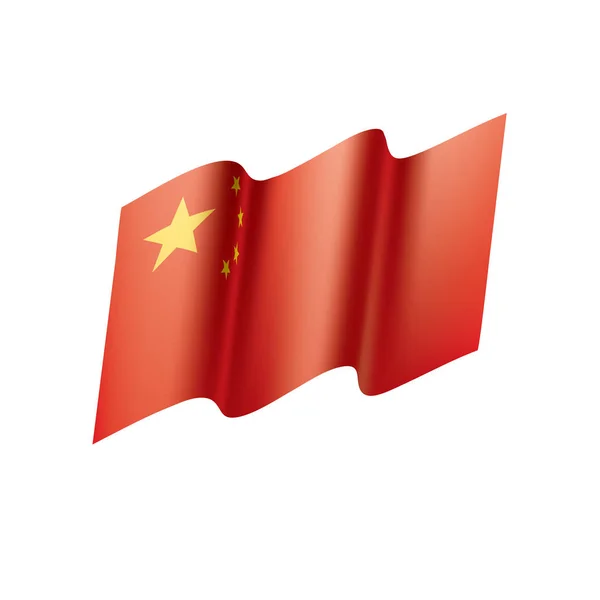 Bandeira da China, ilustração vetorial — Vetor de Stock