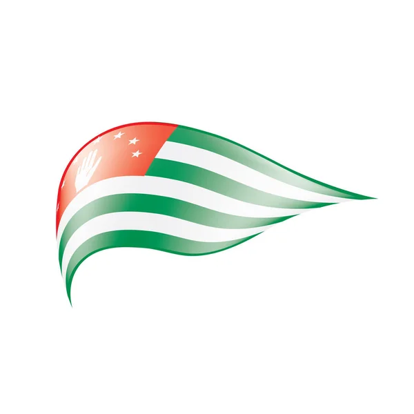 Flaga Abchazji, ilustracji wektorowych — Wektor stockowy