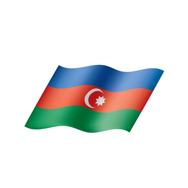 Bandeira do Azerbaijão, ilustração vetorial — Vetor de Stock