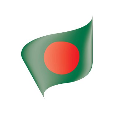 bangladeş bayrağı, vektör illüstrasyonu