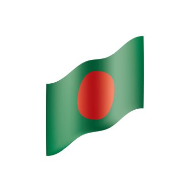 bangladeş bayrağı, vektör illüstrasyonu
