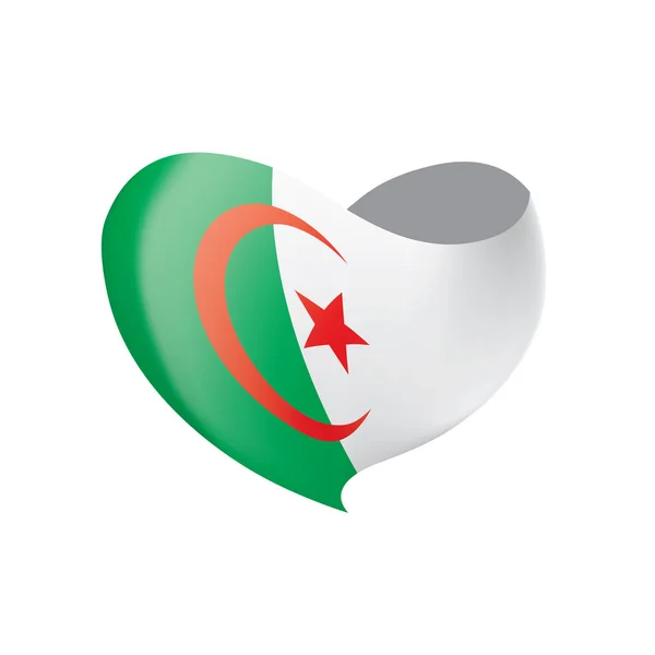 Argelia bandera, vector ilustración — Archivo Imágenes Vectoriales