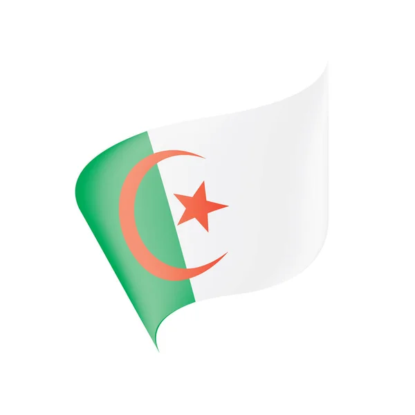 Σημαία της Αλγερίας, εικονογράφηση διάνυσμα — Διανυσματικό Αρχείο
