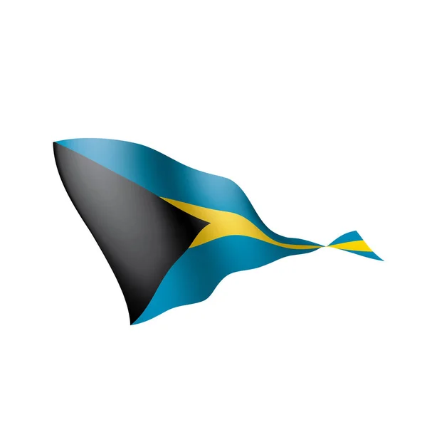 Bahamas flag, vector illustration — Stock Vector