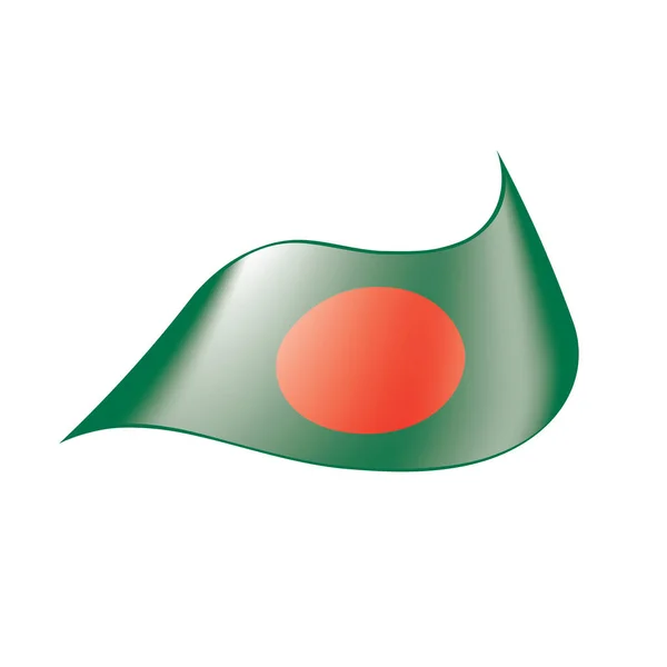 Bandeira de Bangladesh, ilustração vetorial — Vetor de Stock