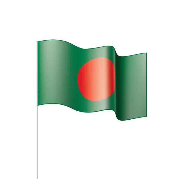 Bandeira de Bangladesh, ilustração vetorial — Vetor de Stock