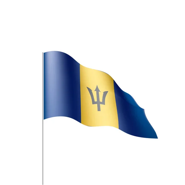 Barbados Flagge, Vektorabbildung — Stockvektor