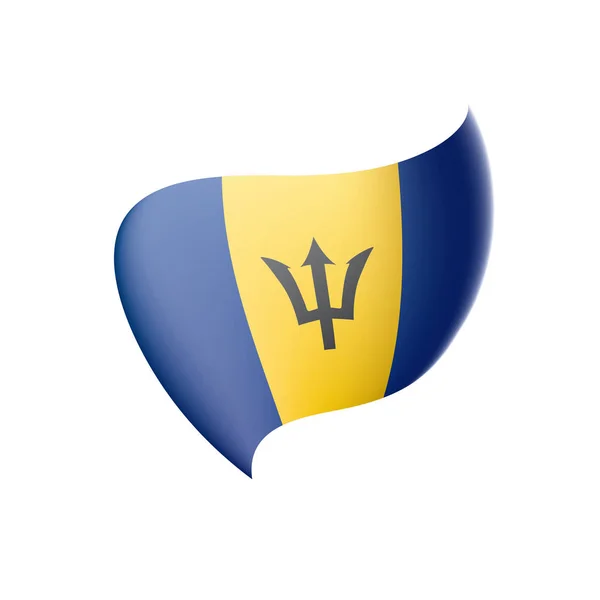 Barbados Flagge, Vektorabbildung — Stockvektor