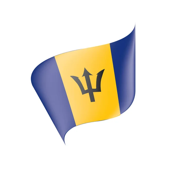 Bandeira de Barbados, ilustração vetorial —  Vetores de Stock
