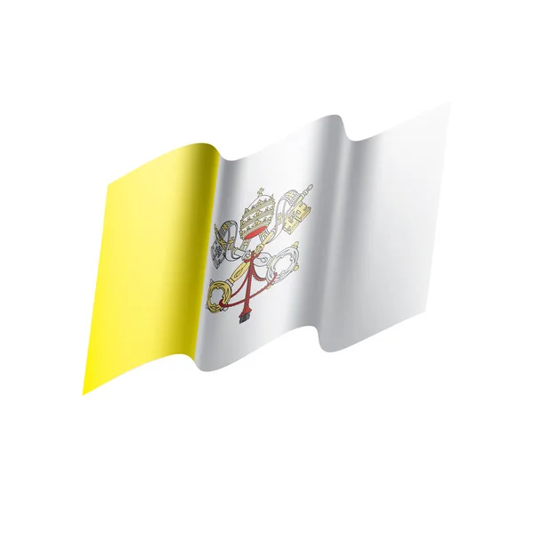 Bandera del Vaticano, ilustración vectorial — Vector de stock