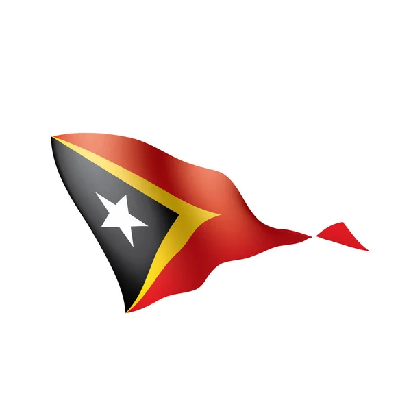 Östtimor flagga, vektorillustration — Stock vektor