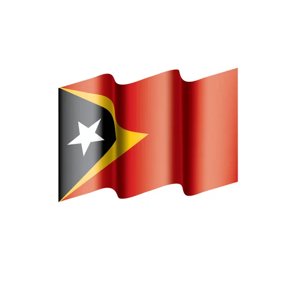 East timor flaga, ilustracji wektorowych — Wektor stockowy