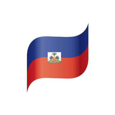 Haiti bayrak, vektör çizim
