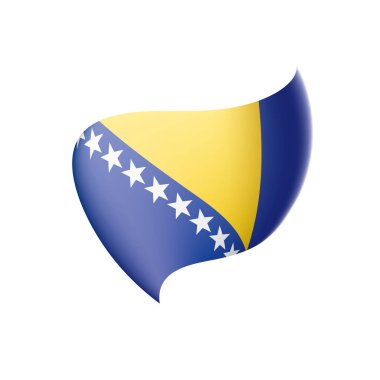 Bosna-Hersek bayrağı, vektör çizim